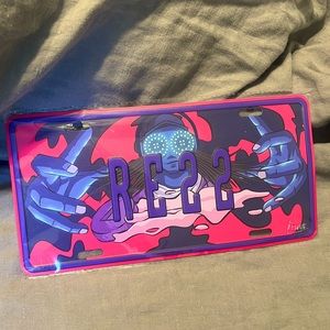 RE22 Rezz collector license plate 46/100